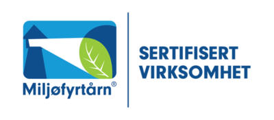 Miljofyrtarn Sertifisert virksomhet Positiv horisontal Medium